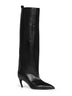 Black leather "Lea" knee-high boots