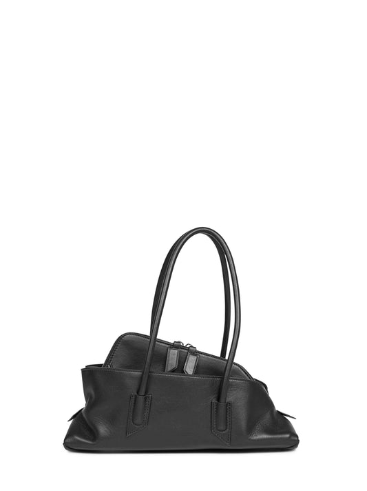 Black "La Passeggiata Small" top handle bag