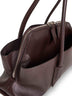 Dark brown "La Passeggiata Small" top handle bag