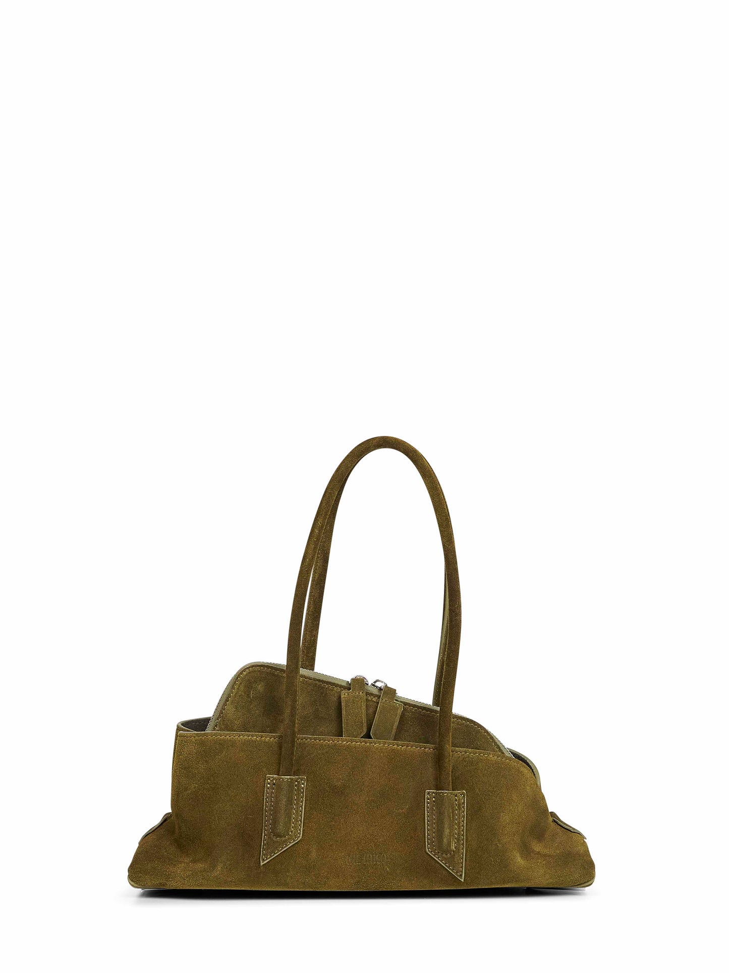Khaki "La Passeggiata Small" top handle bag