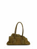 Khaki "La Passeggiata Small" top handle bag