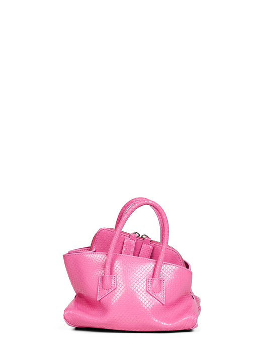 Borsa top handle "La Passeggiata Mini" fucsia