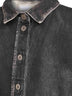 Giacca camicia "Diana" in denim nero