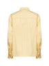 Camicia "Diana" in popeline di cotone giallo pallido