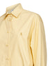 Camicia "Diana" in popeline di cotone giallo pallido