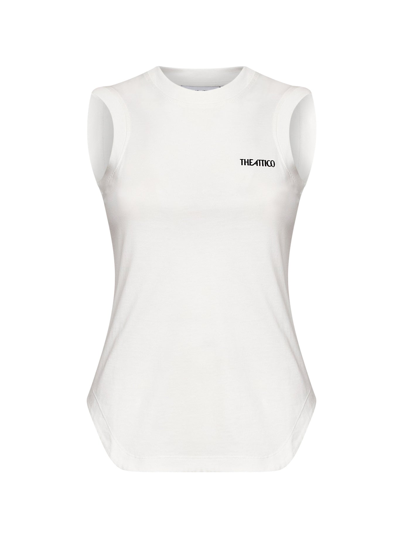 Canotta "Reese" in jersey di cotone bianco