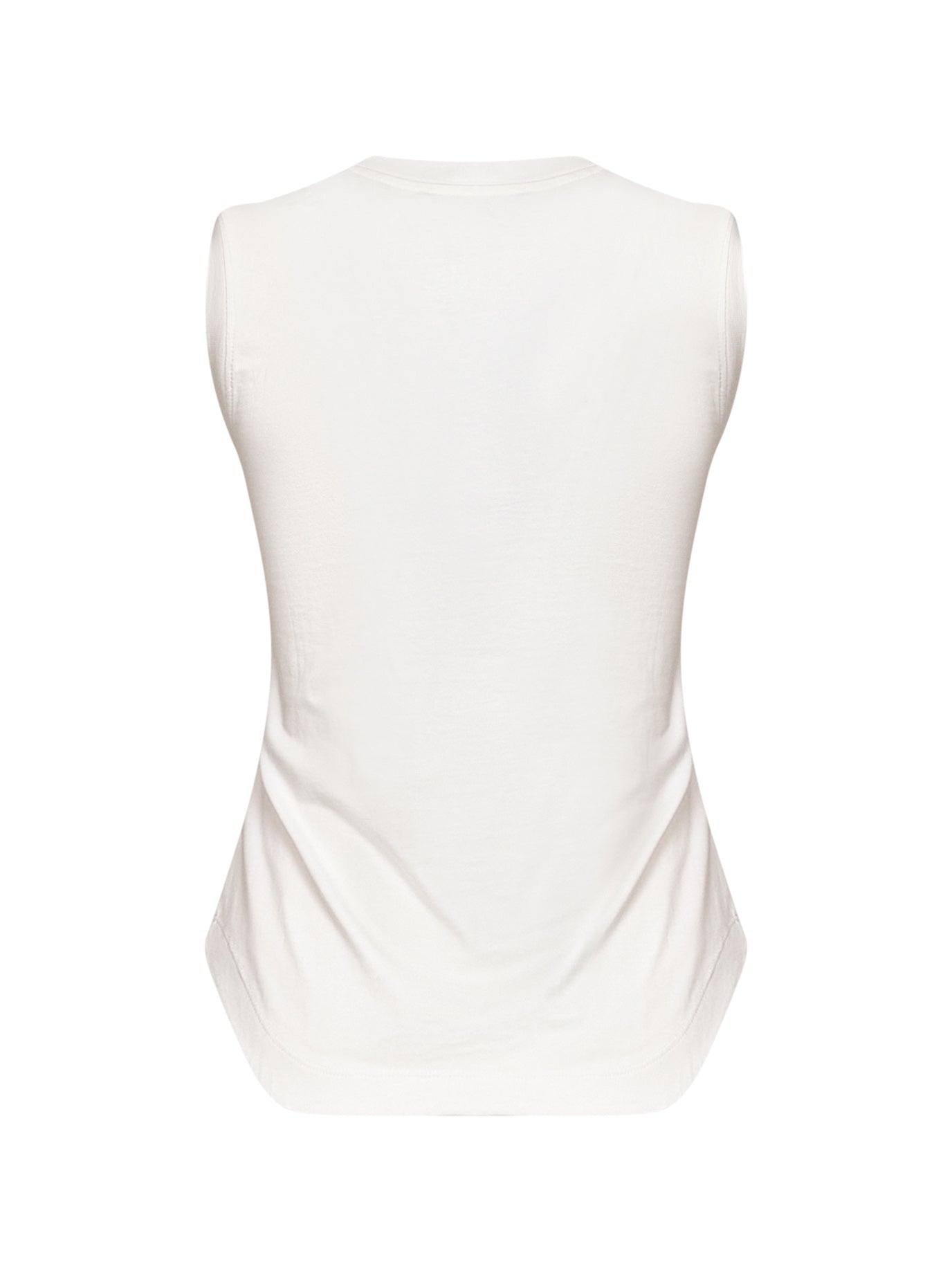 Canotta "Reese" in jersey di cotone bianco