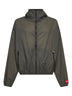 Giacca a vento con cappuccio Red Box Packable verde