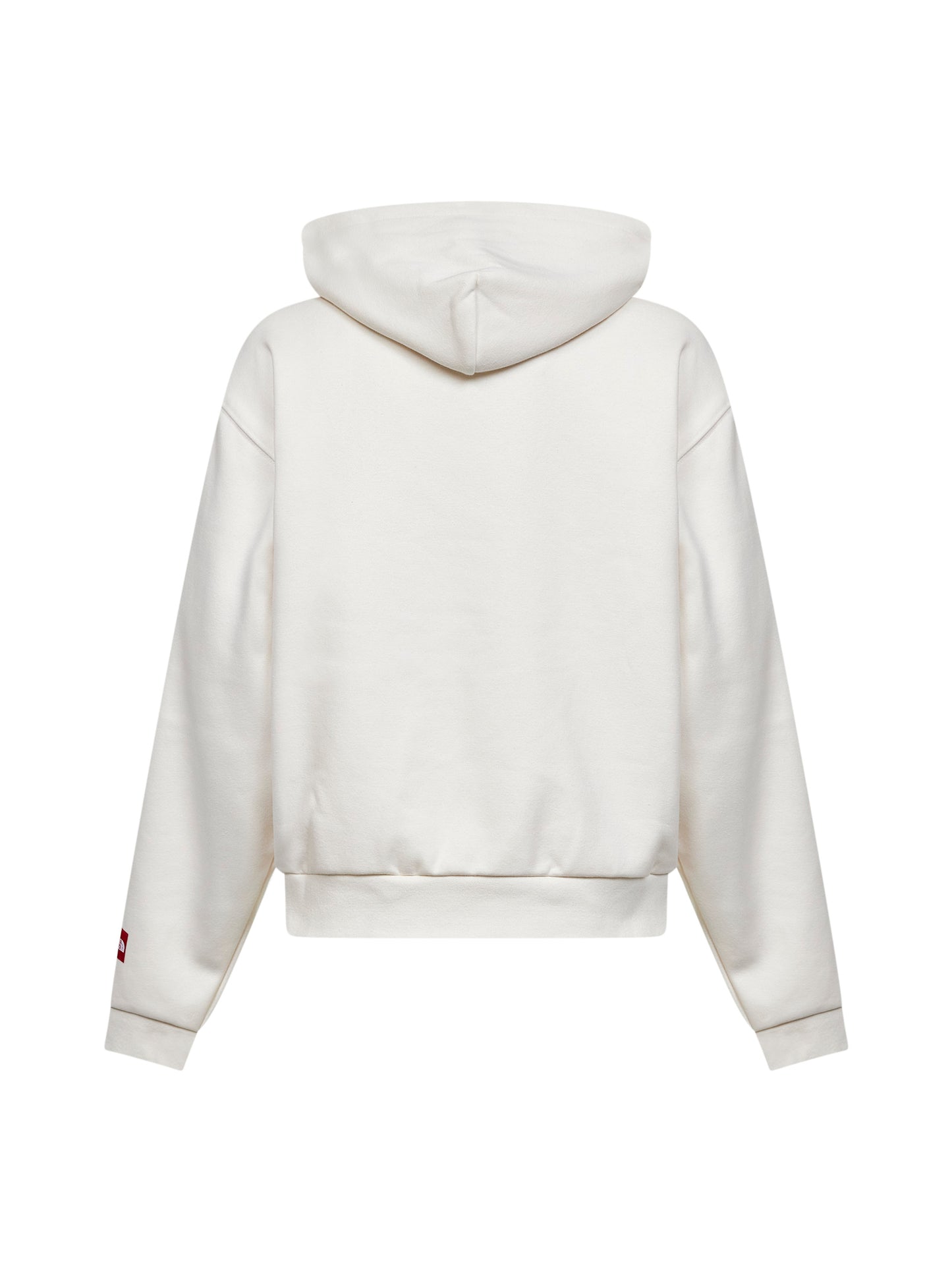 Ivory Red Box polycotton hoodie
