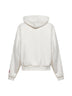 Ivory Red Box polycotton hoodie