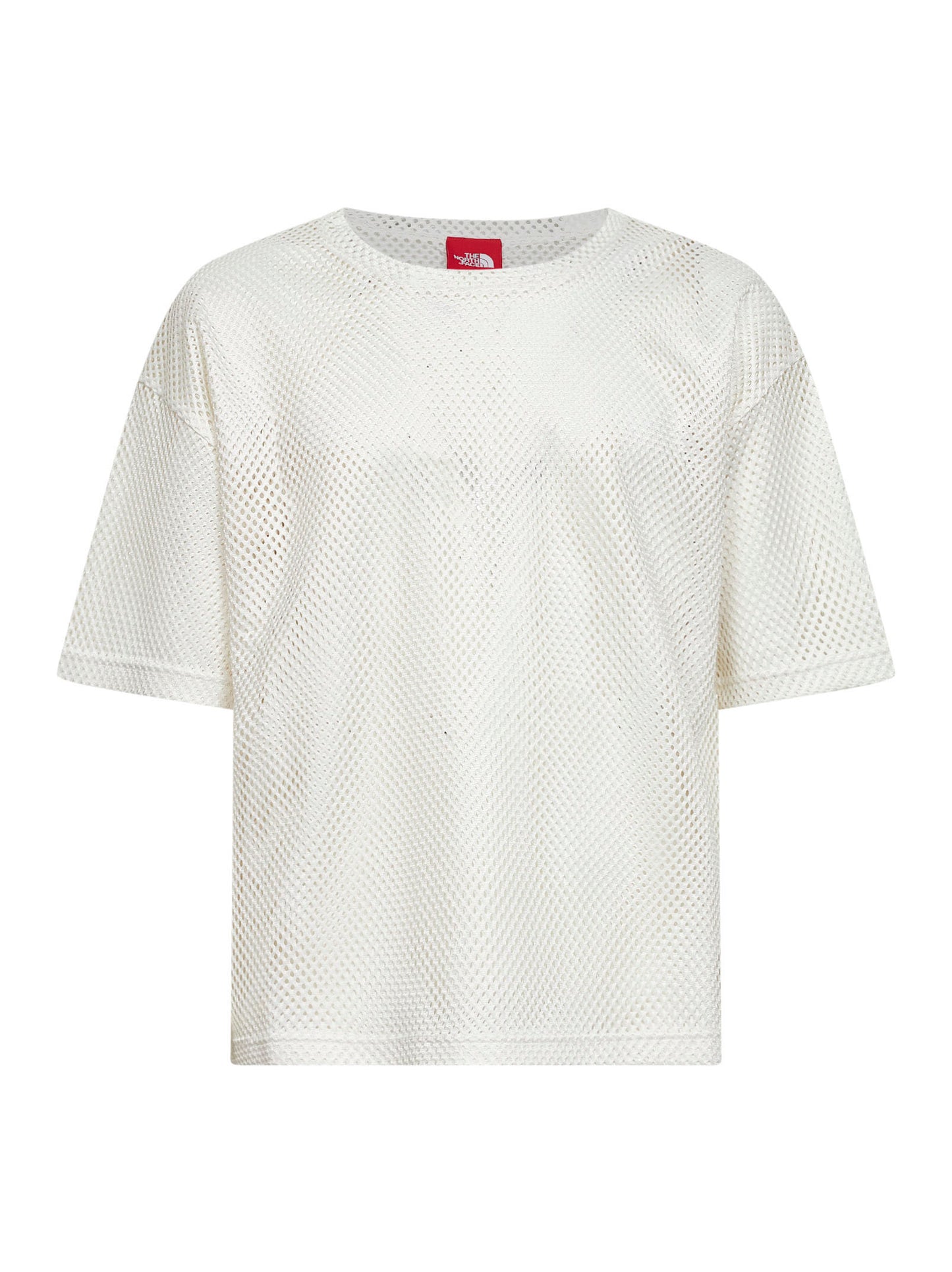 T-shirt Red Box Mesh bianca