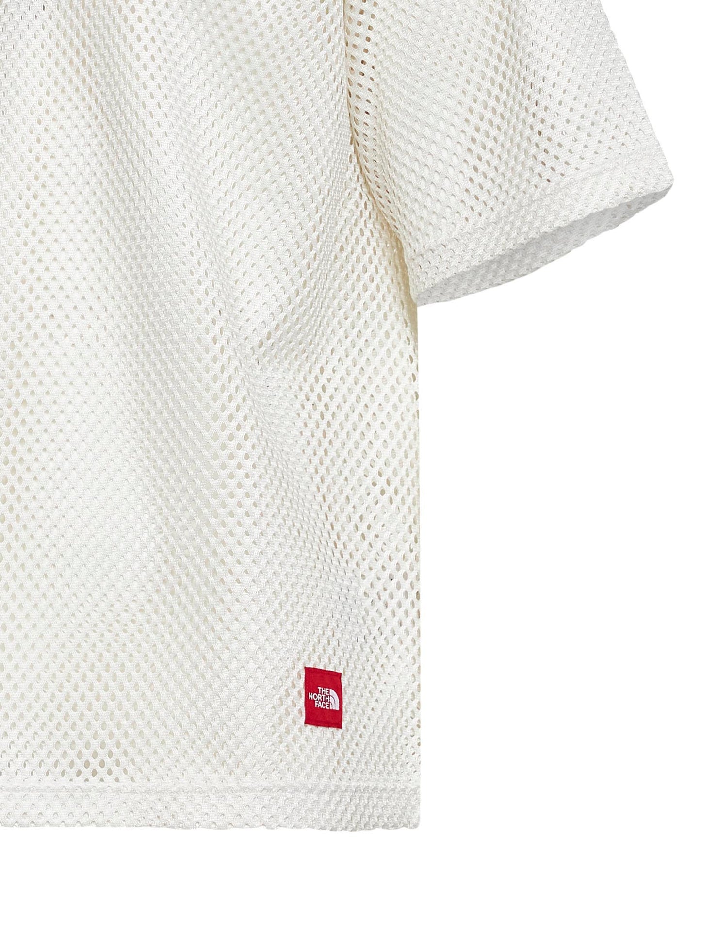 T-shirt Red Box Mesh bianca