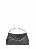 Black T-lock top handle bag