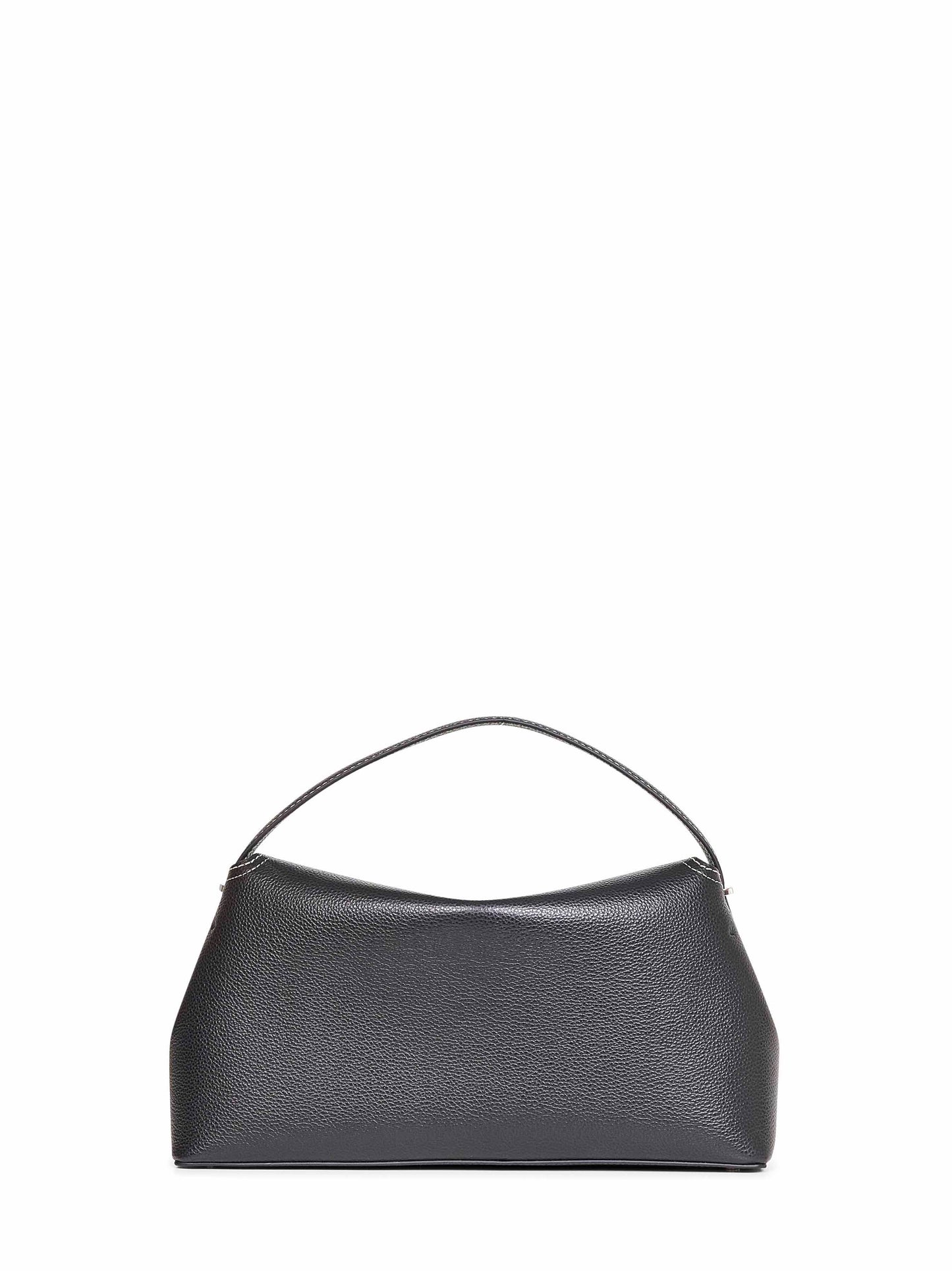 Black T-lock top handle bag