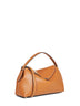 Borsa a mano T-Lock grained-leather top handle cuoio