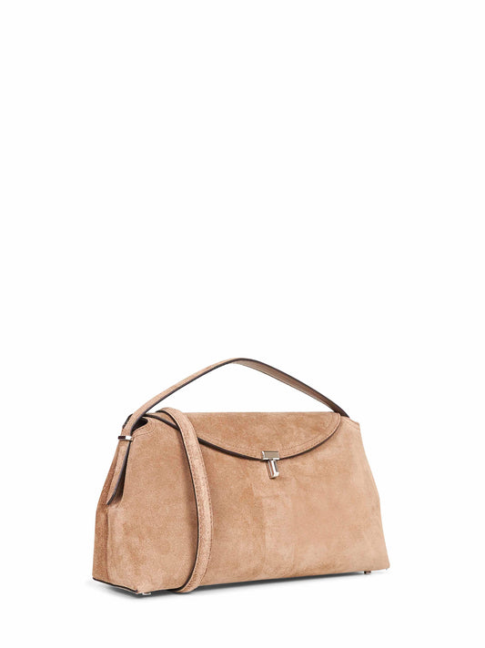 Tobacco T-lock top handle bag