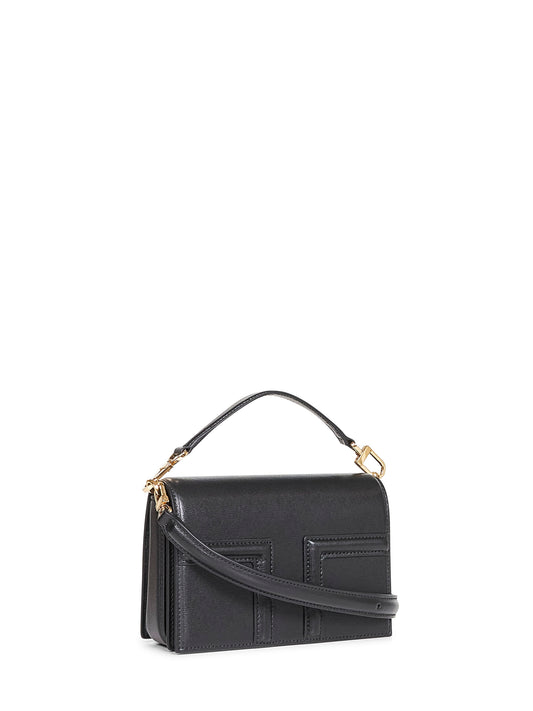 Black Mini T-flap handbag