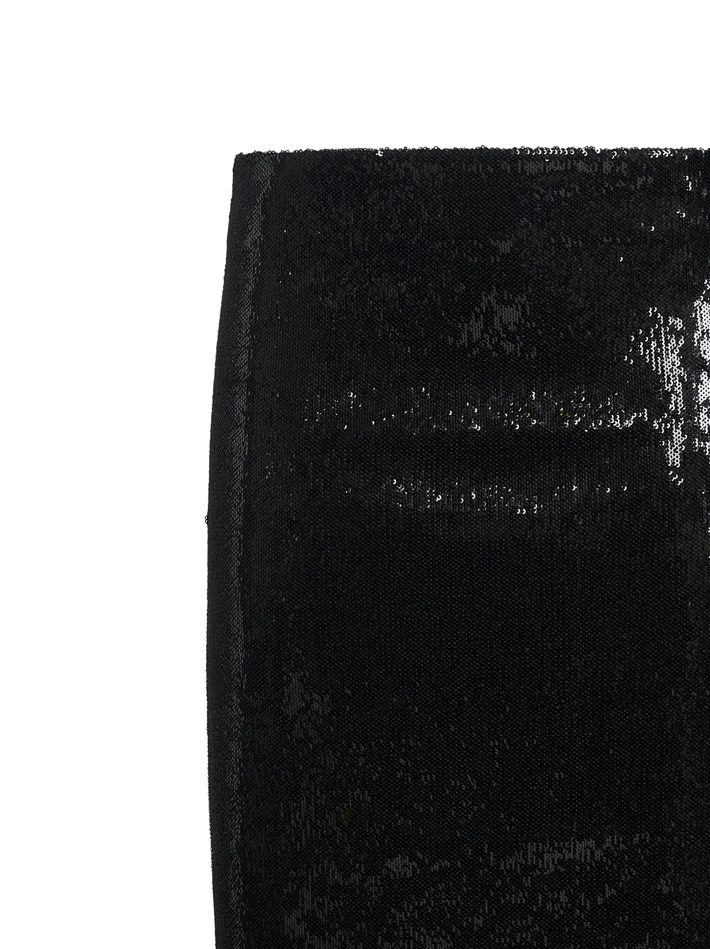 Gonna lunga in paillettes nere