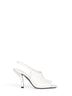 Sandali slingback Contour in pelle naplak bianca