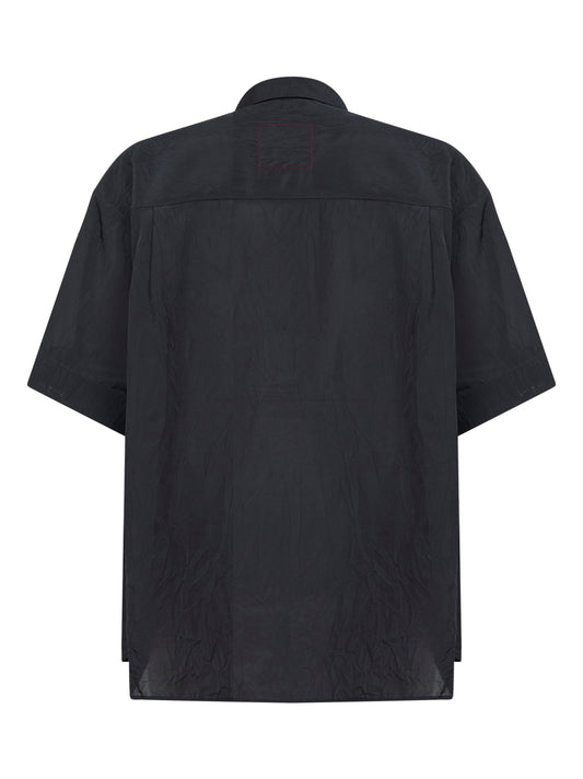 Navy blue viscose Teorya shirt