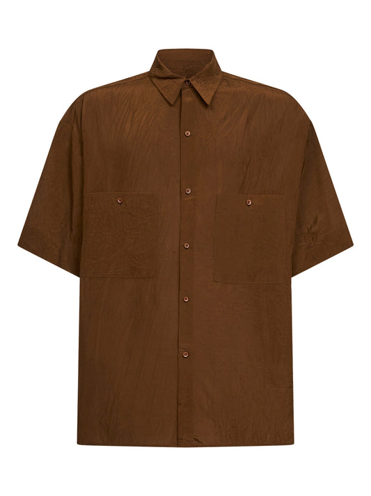 Mustard viscose Teorya shirt