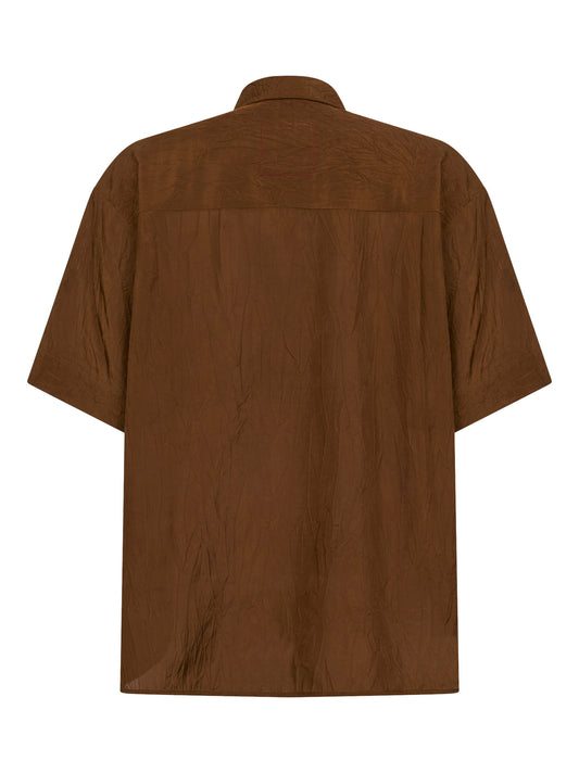 Mustard viscose Teorya shirt