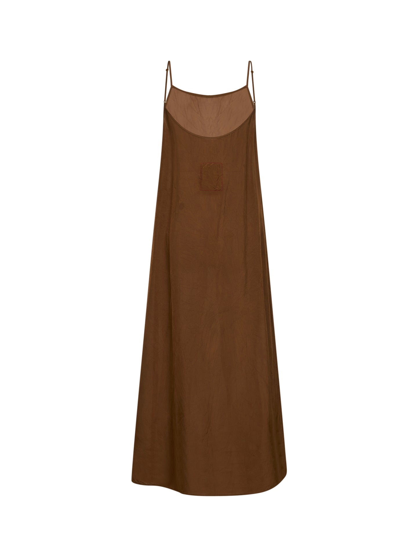 Abito midi Anaya in viscosa mostarda