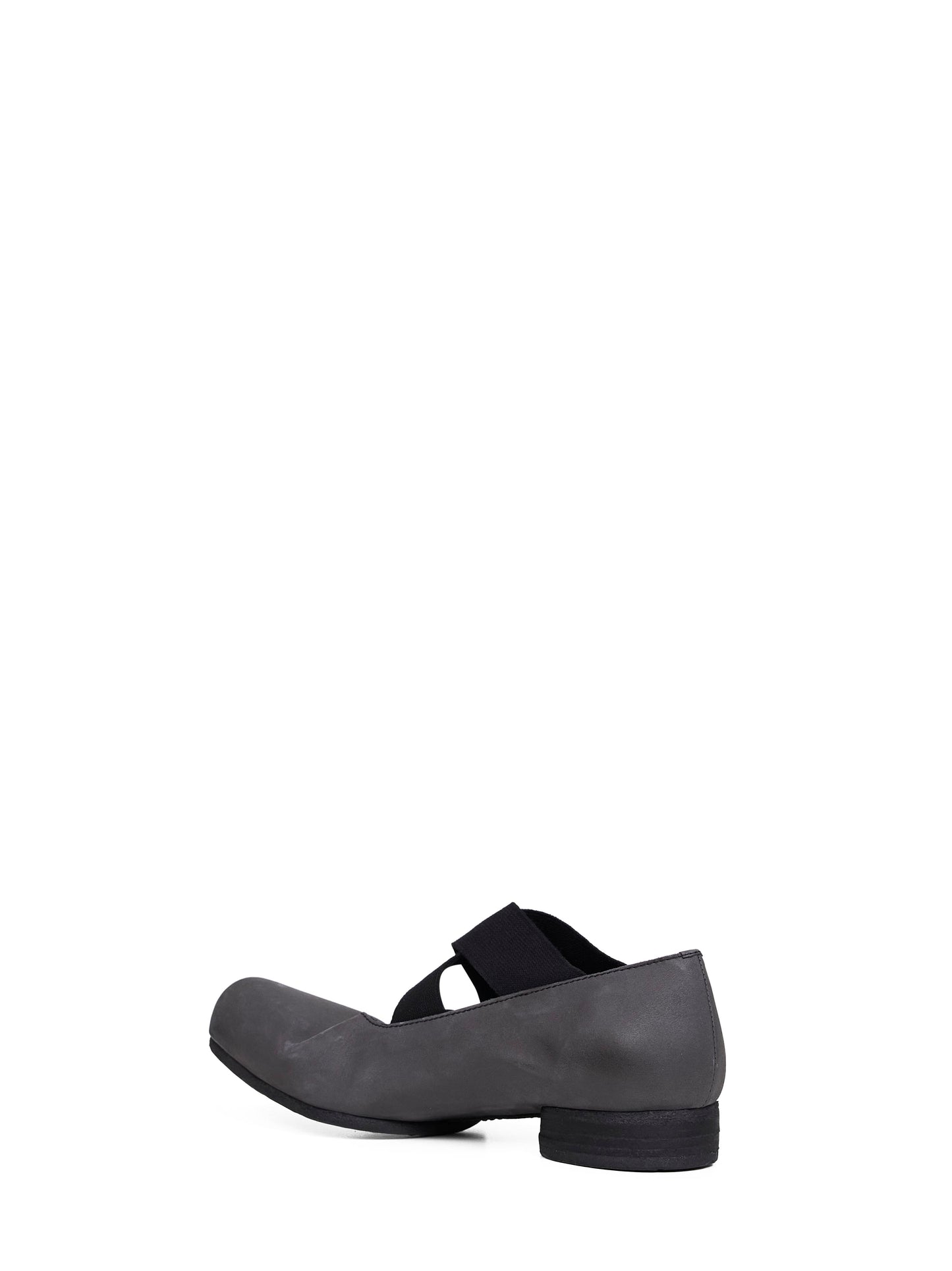 Dark grey nubuck ballet flats