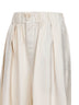 Bermuda Poela in viscosa jacquard a righe bianco sporco
