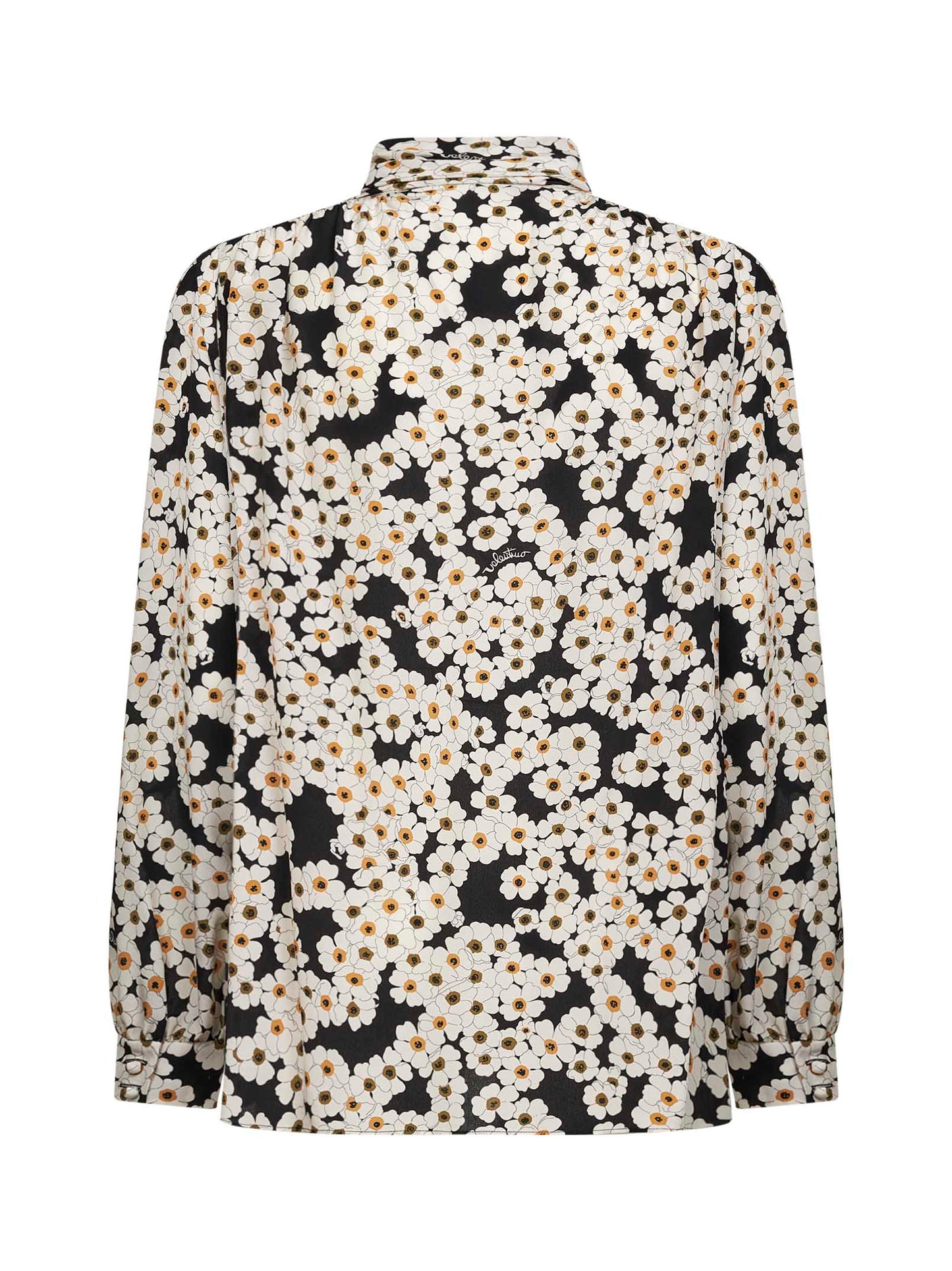 Apres l'Hiver Primula printed Crepe de Chine shirt