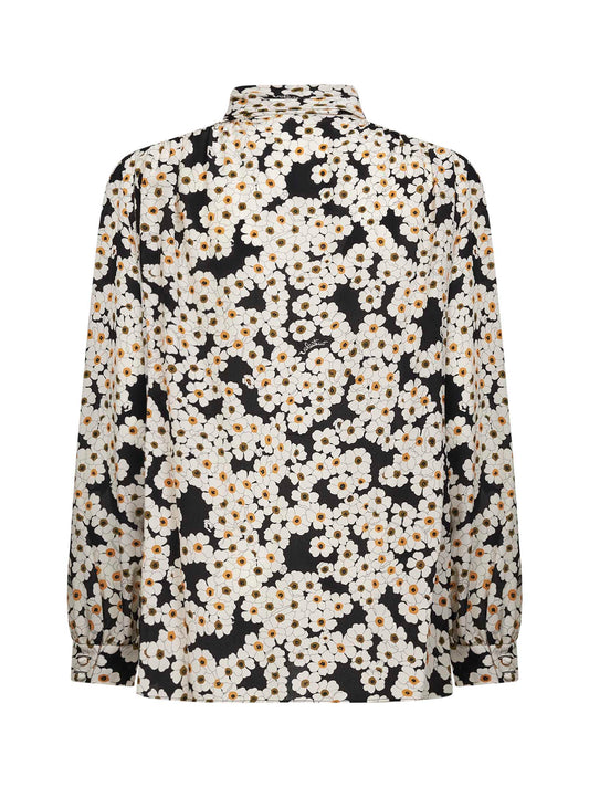 Apres l'Hiver Primula printed Crepe de Chine shirt