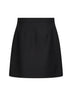 Black Crepe Couture short skirt