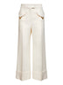 Ivory Crepe Couture trousers