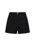 Shorts in Crepe Couture nero