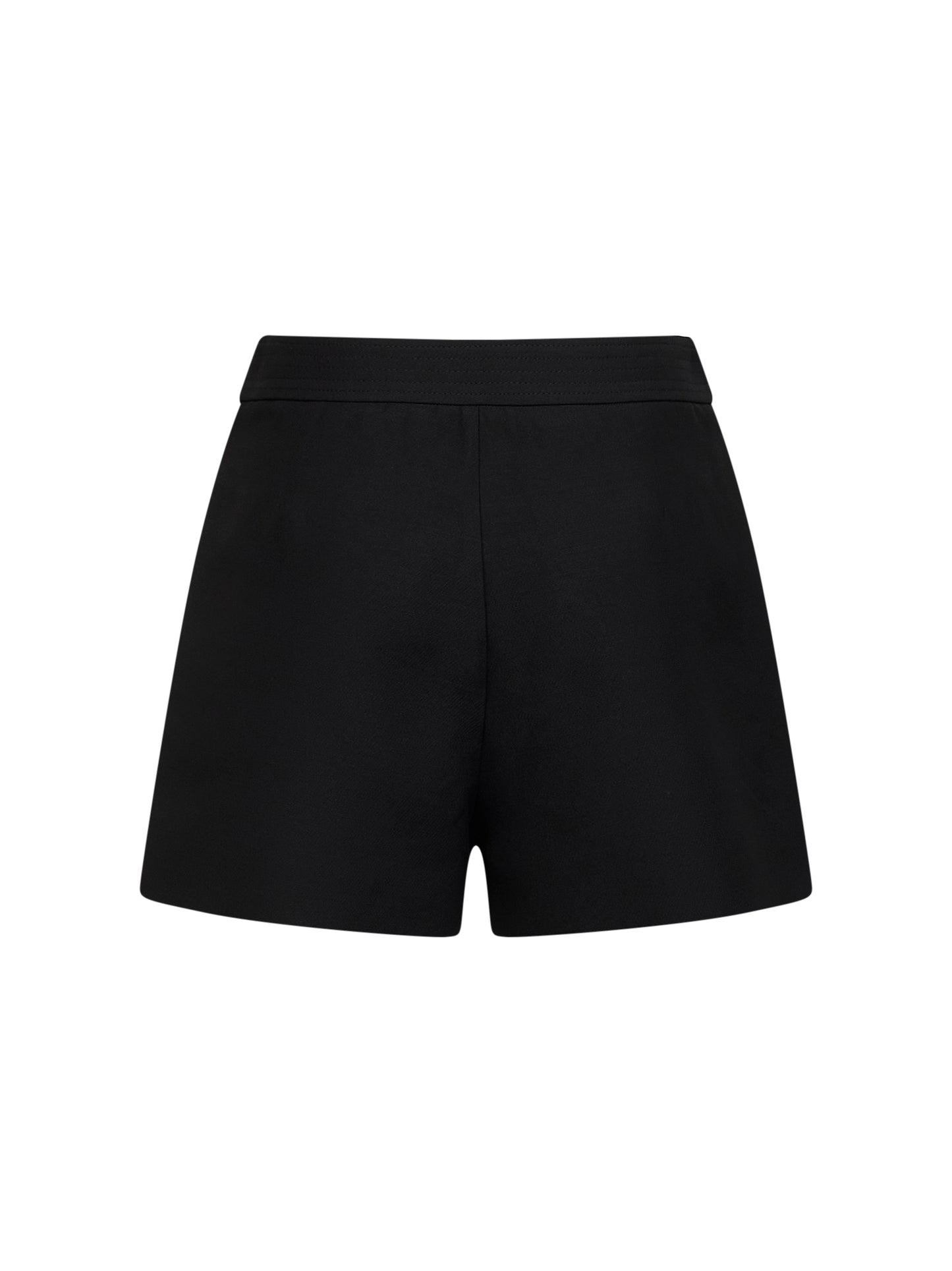 Shorts in Crepe Couture nero