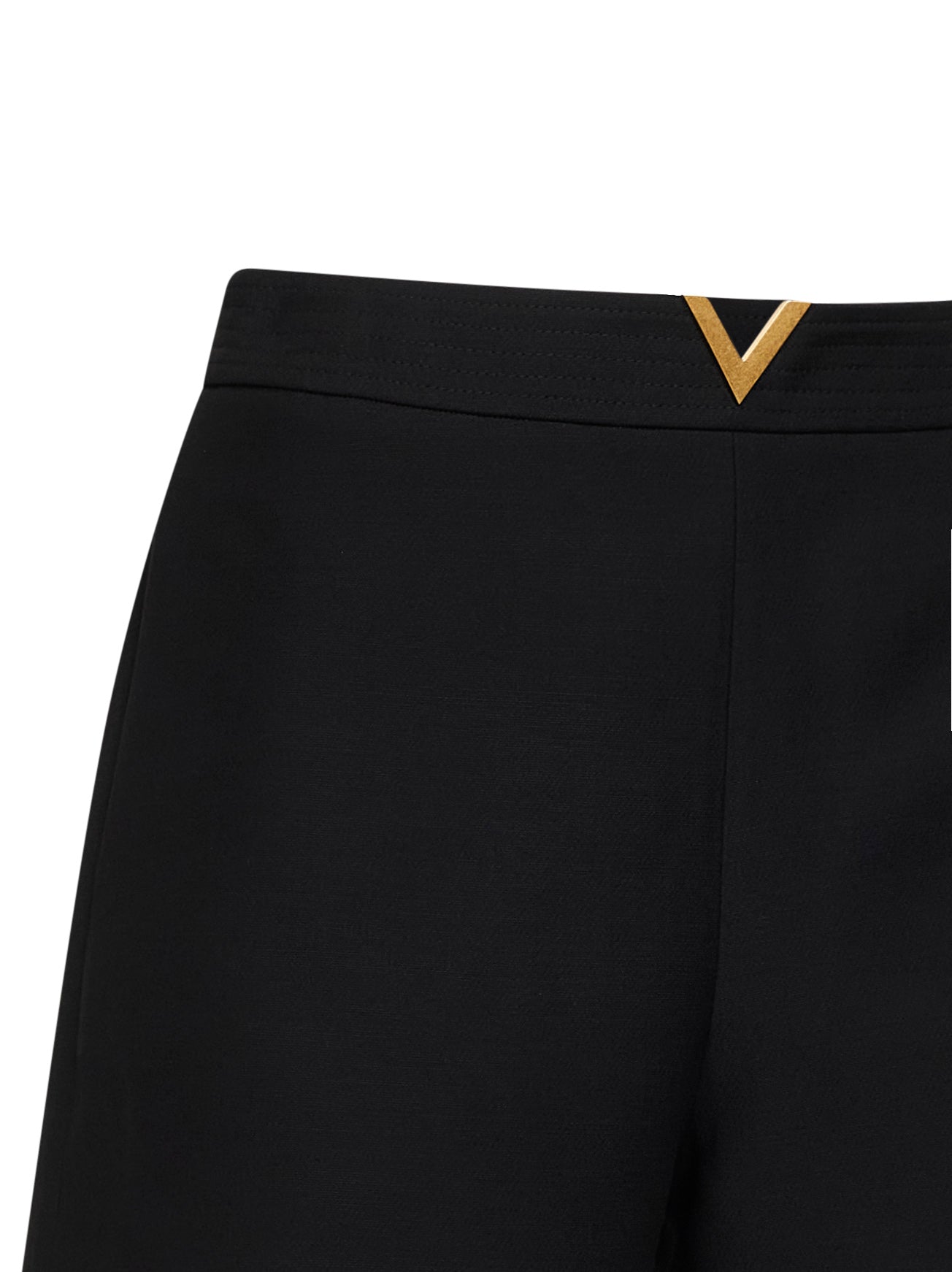 Shorts in Crepe Couture nero
