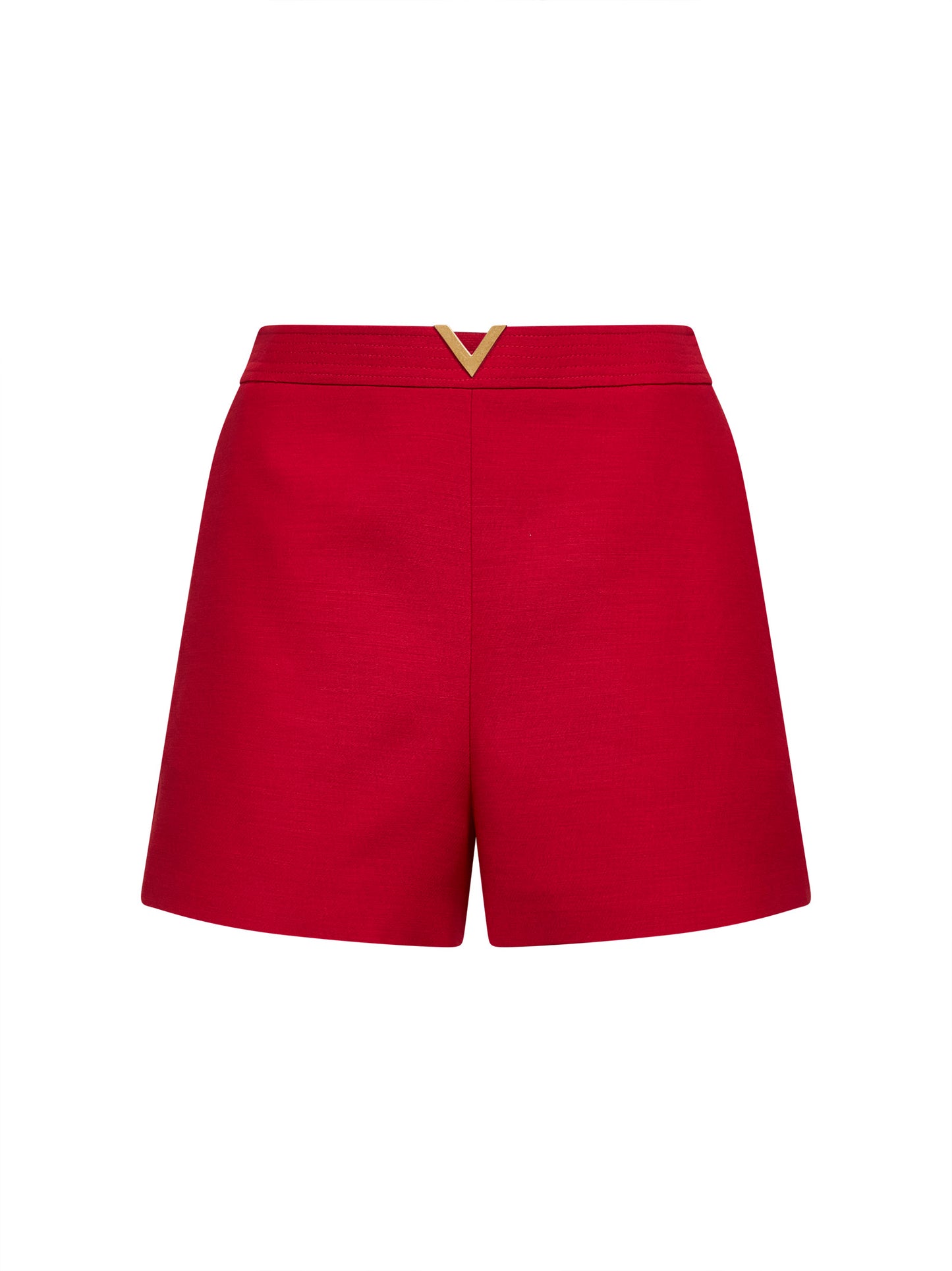 Red Crepe Couture shorts
