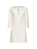 Miniabito in Crepe Couture avorio