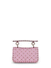 Pink Rockstud Spike small crossbody bag<BR/>