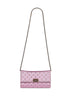 Borsa a tracolla Valentino Garavani Rockstud Spike rosa rododendro