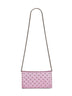 Borsa a tracolla Valentino Garavani Rockstud Spike rosa rododendro