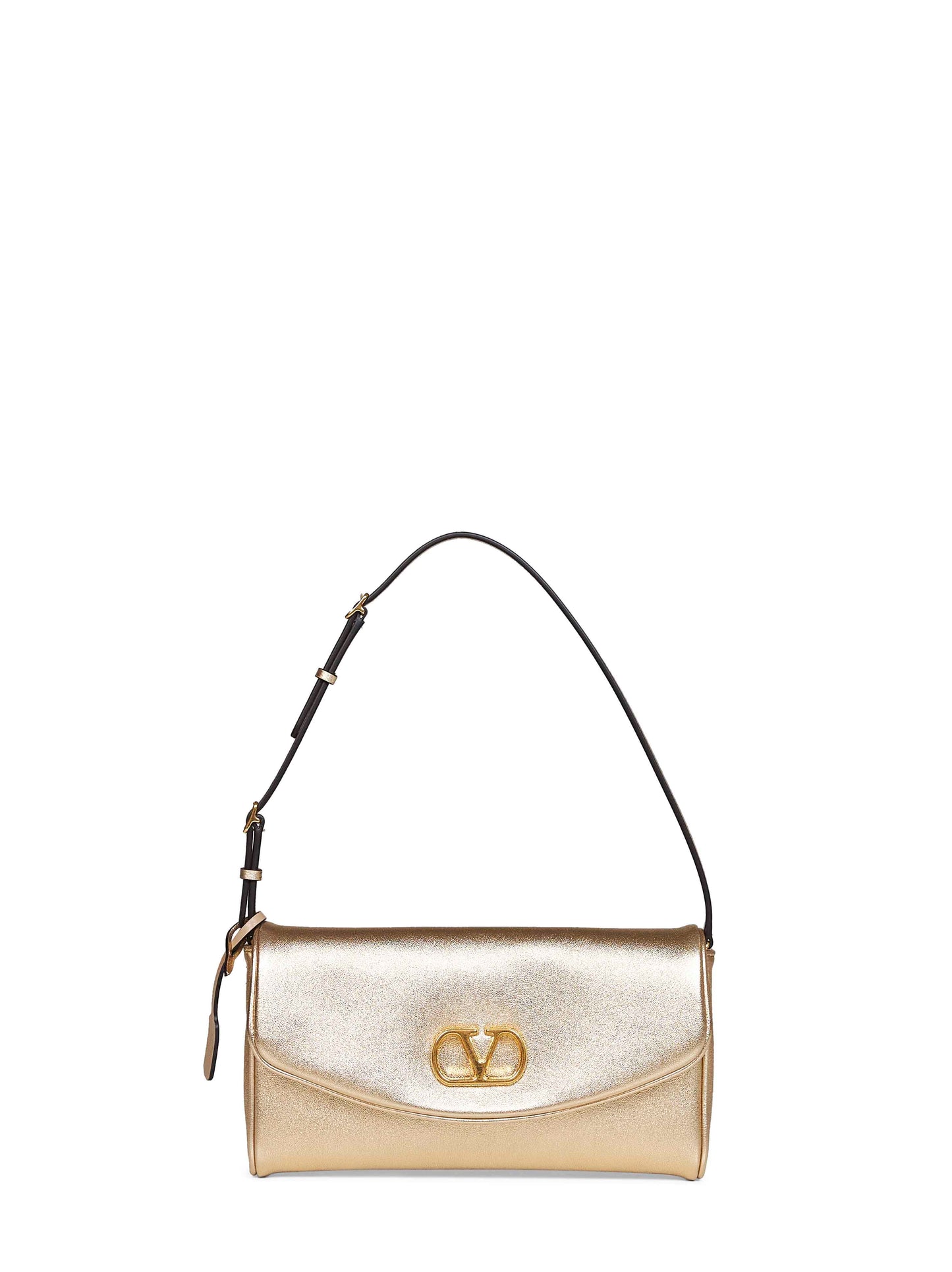 Gold Valentino Garavani DeVain small shoulder bag
