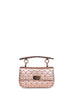 Rose cannelle Rockstud Spike small crossbody bag