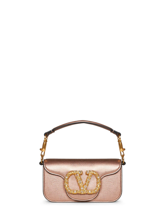 Rose cannelle Locò small shoulder bag