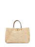 Borsa shopping media Valentino Garavani naturale