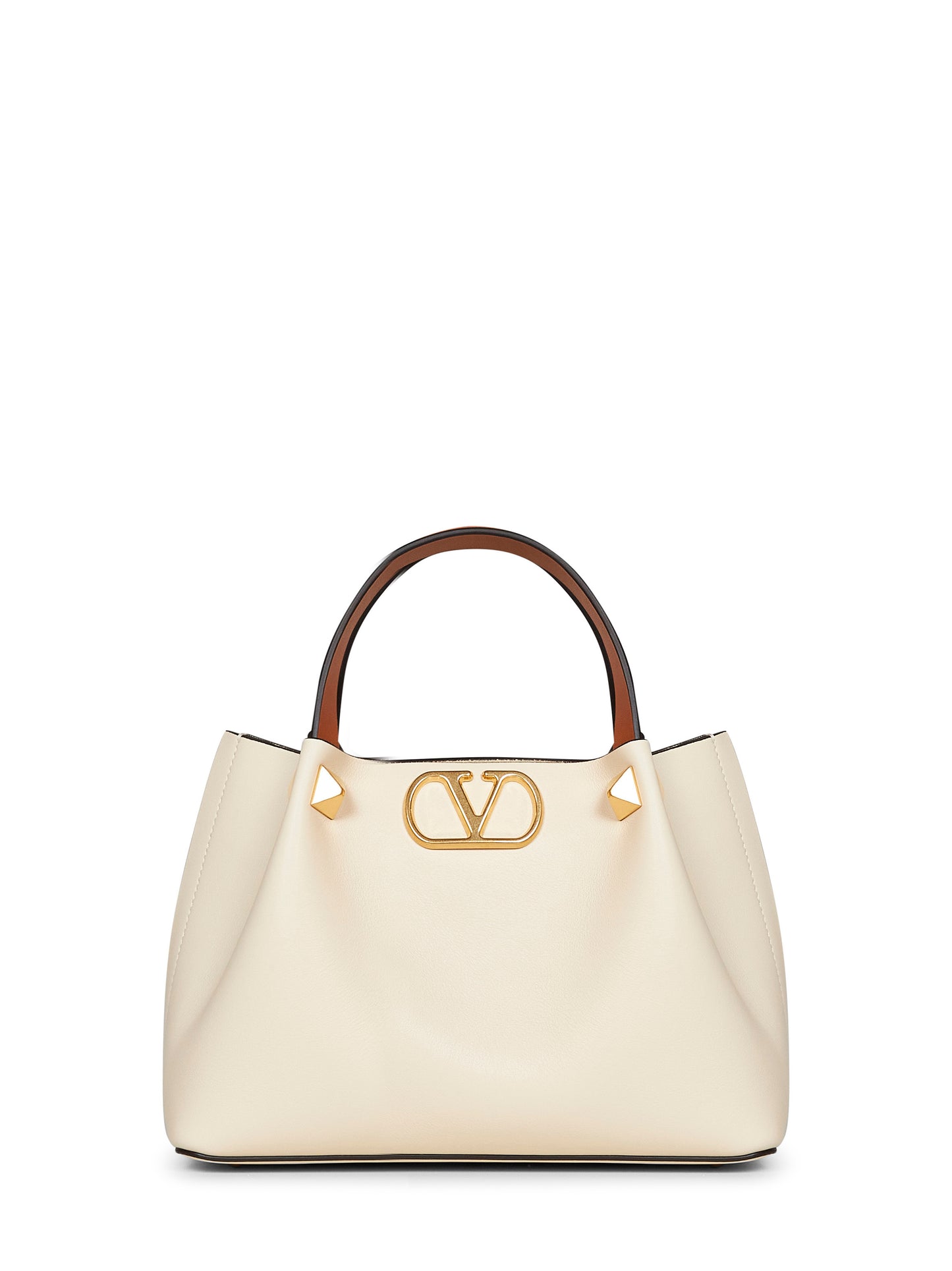 Borsa shopping piccola Valentino Garavani avorio
