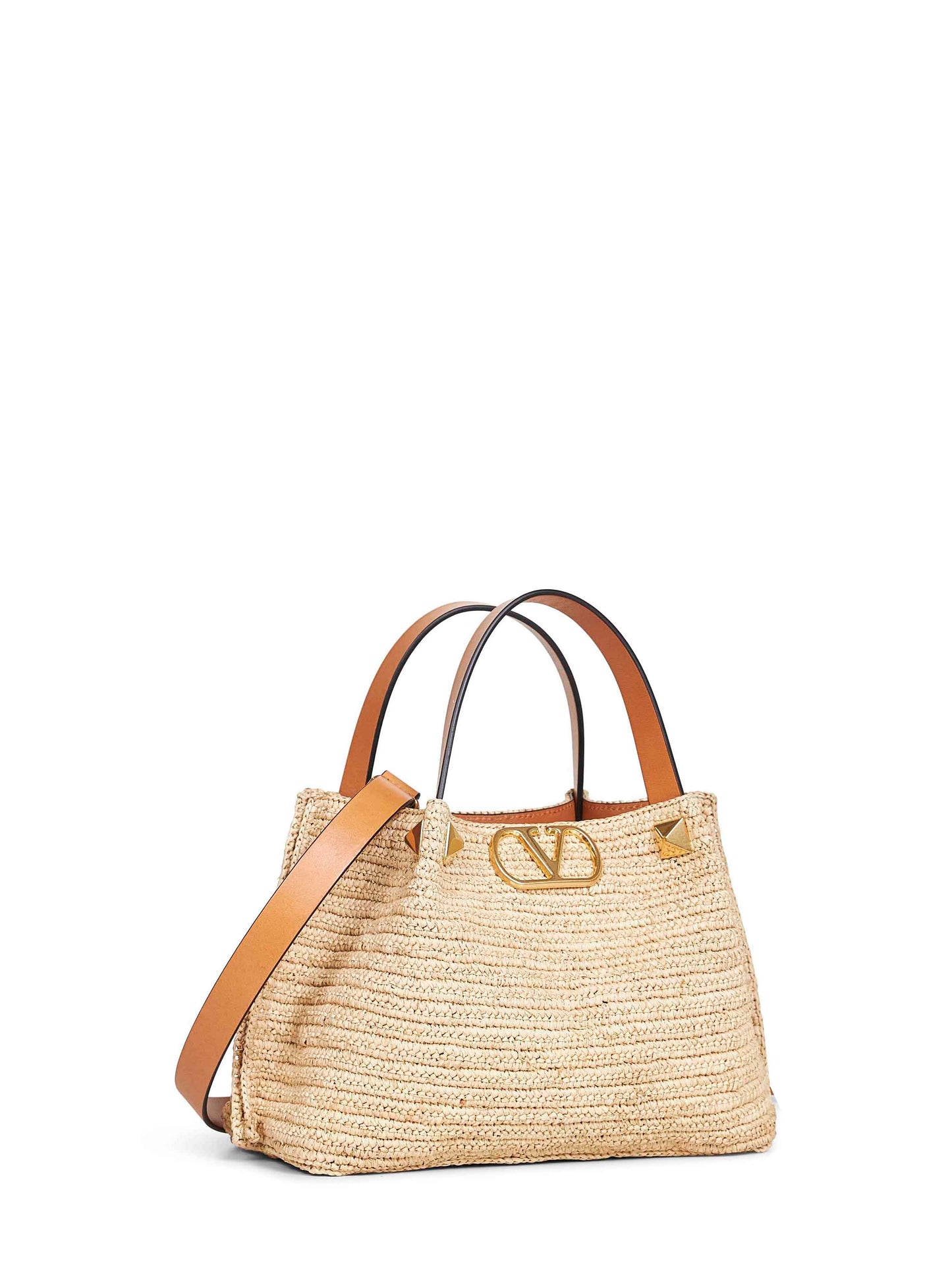 Borsa shopping piccola Valentino Garavani naturale