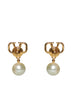 VLogo Signature Earrings with Swarovski Pearls