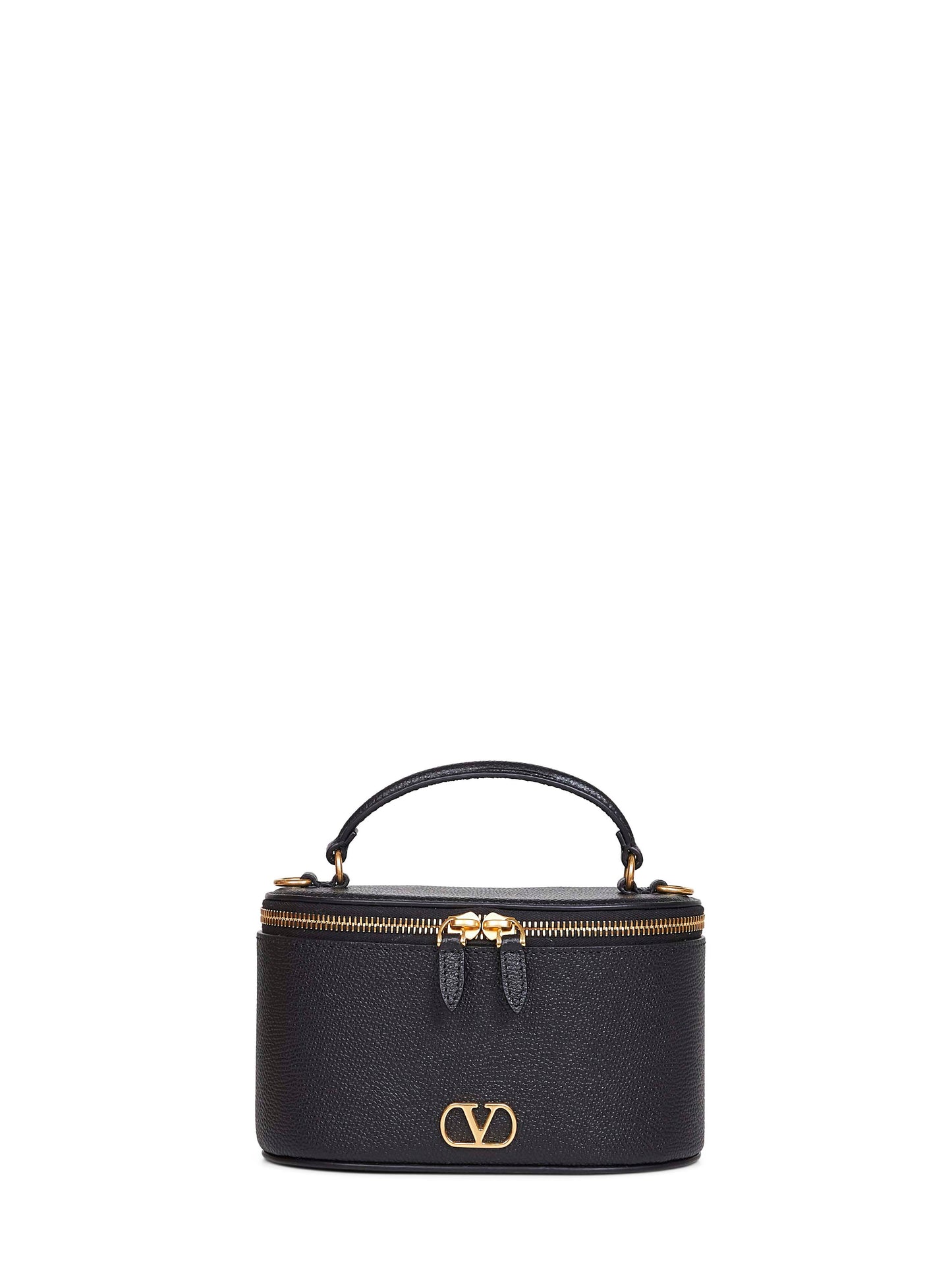 Black Vlogo Signature mini vanity bag