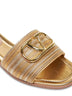 Gold VLogo Signature Slide sandals